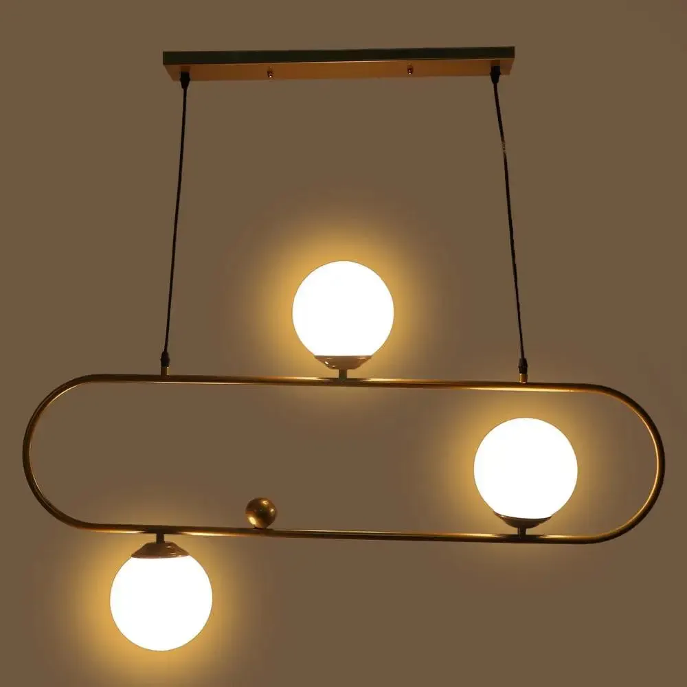 Trio Globe Long Capsular Hanging Light