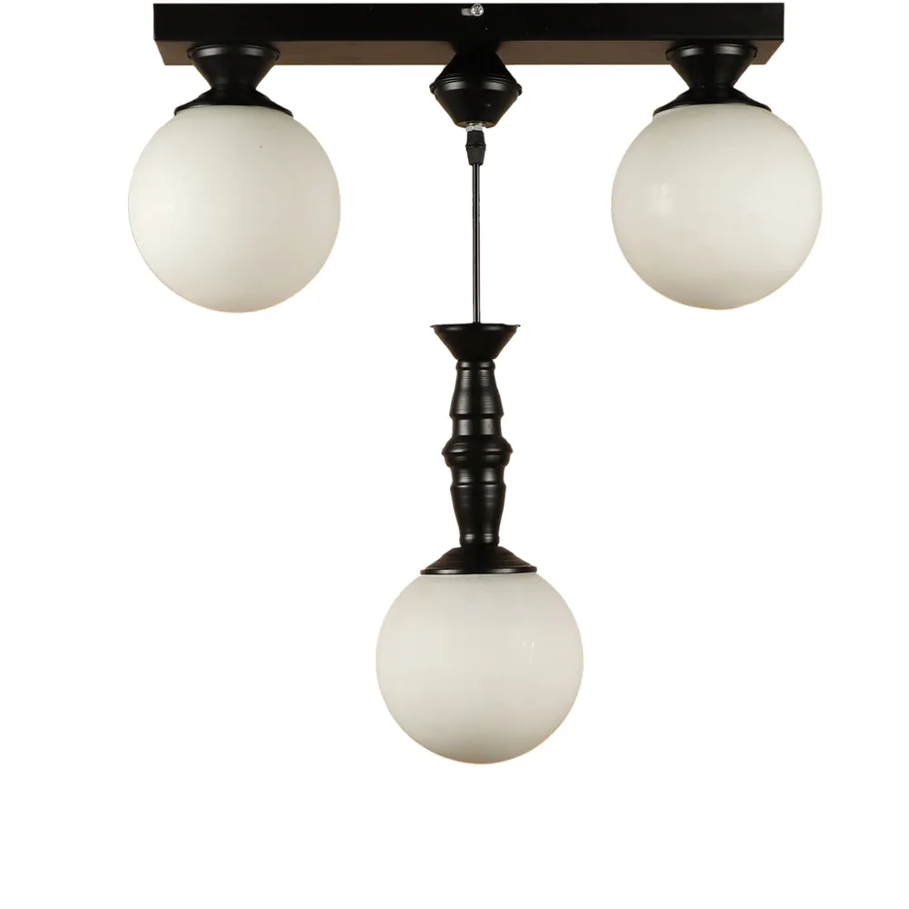 Tripple Globe Decorative Cluster Ceiling Light