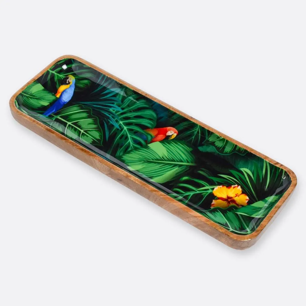 Tropical Jungle Rectangular Serving Platter