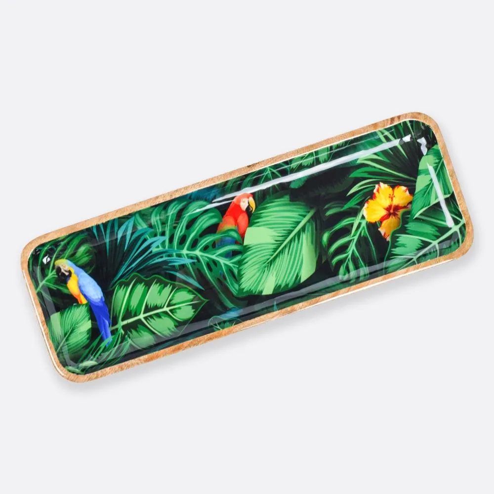 Tropical Jungle Rectangular Serving Platter