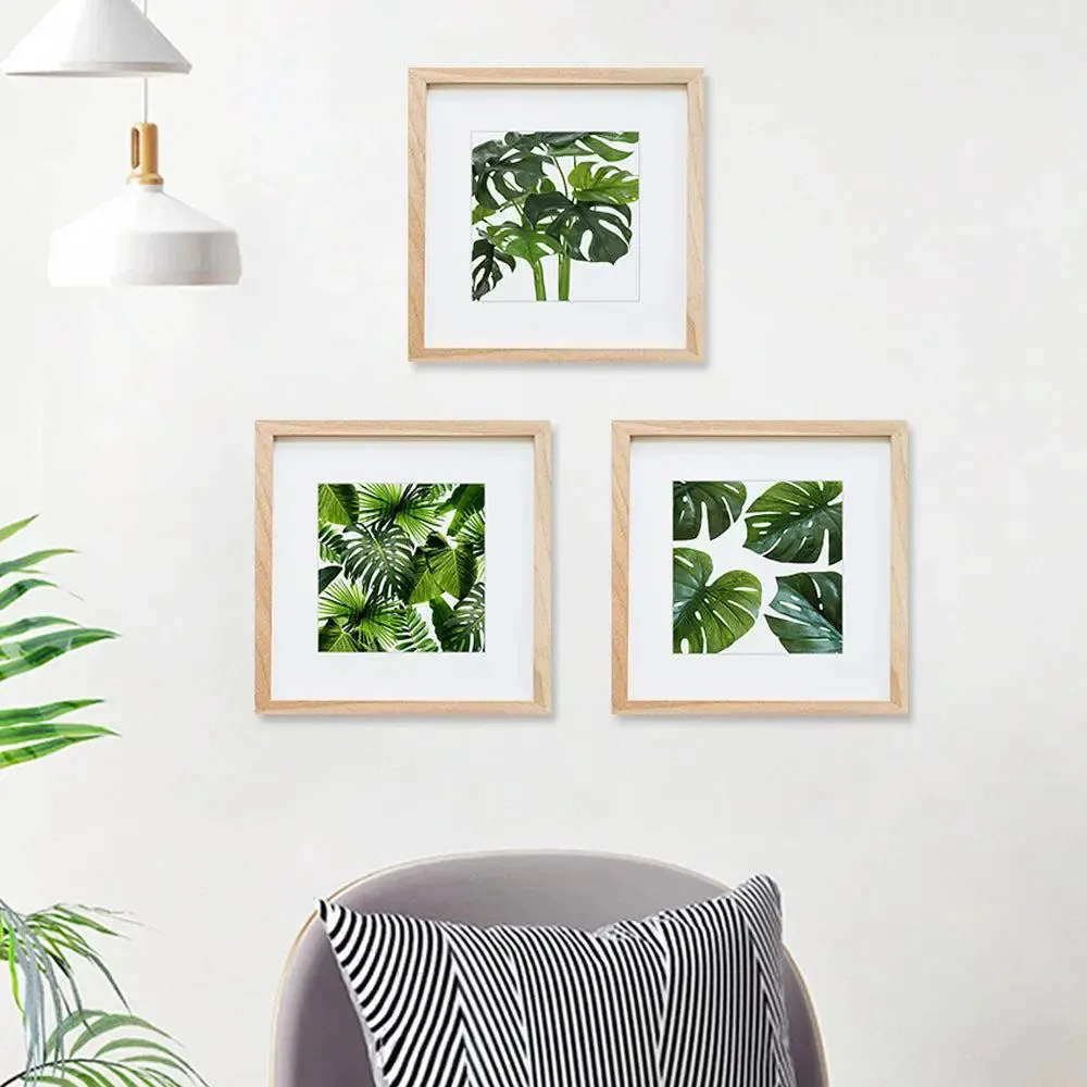 Tropical Natural Leaf Wall Frame Painting