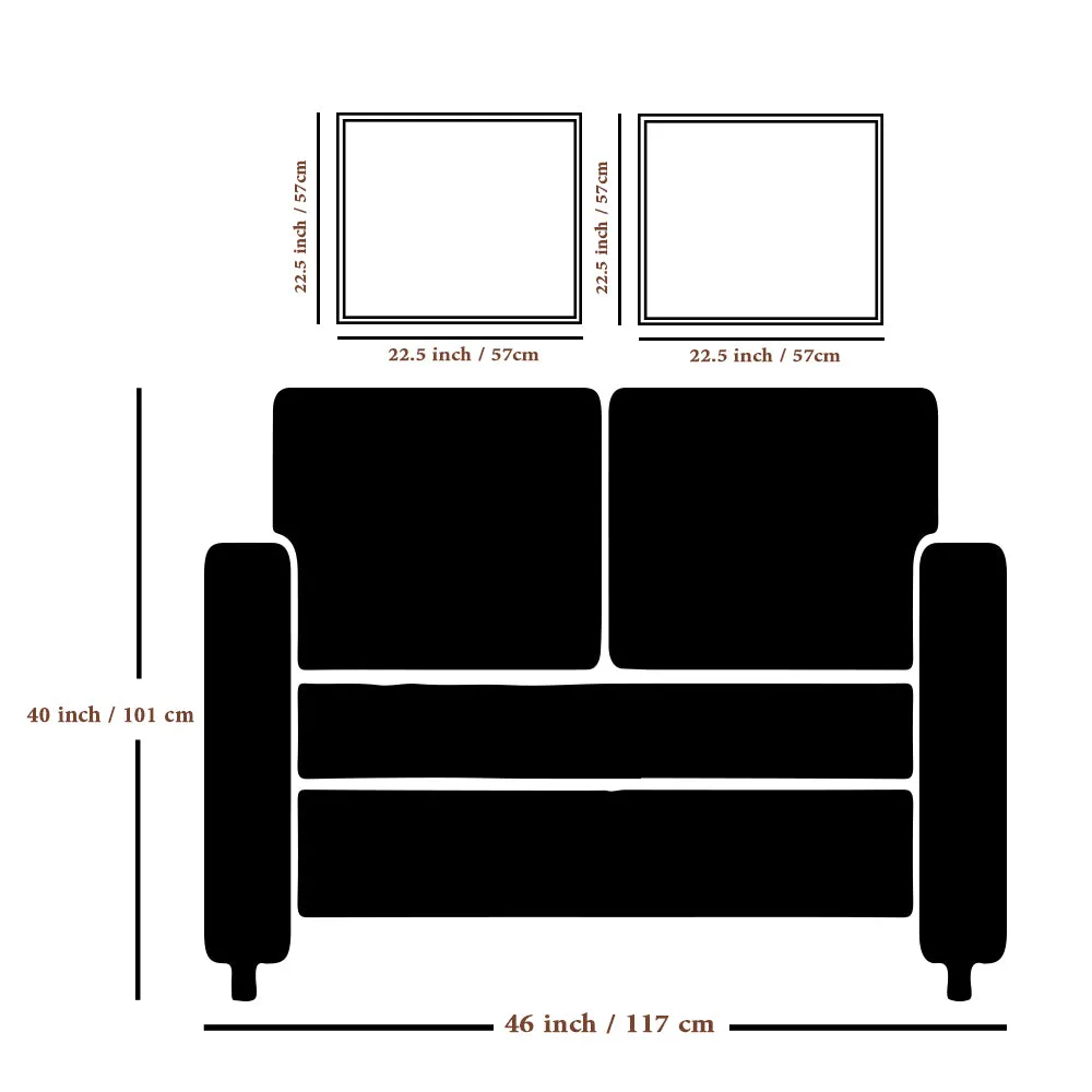 Tropical Vibes Canvas Art Wall Frame Set of 2