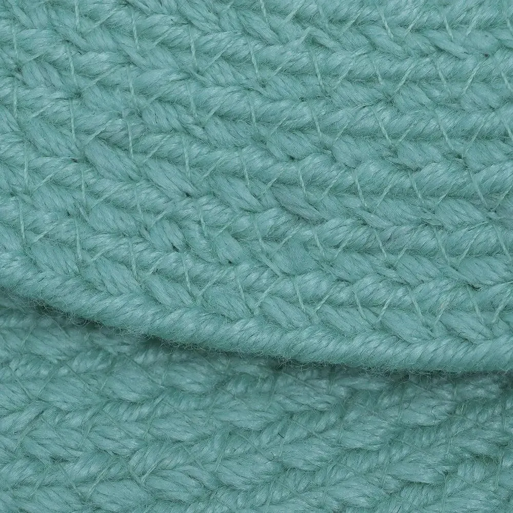 Turquoise Cotton Round Placemat Set Of 2