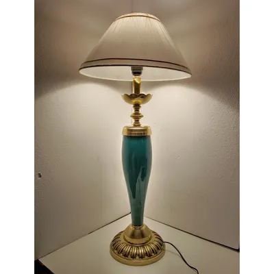 Turquoise Statement Designer Decorative Table Lamp