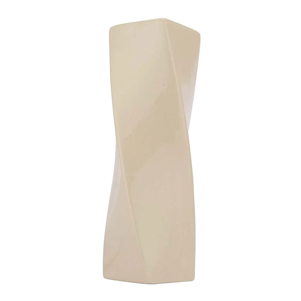 Twisting Style Designer Ceramic Flower Vase Single Piece