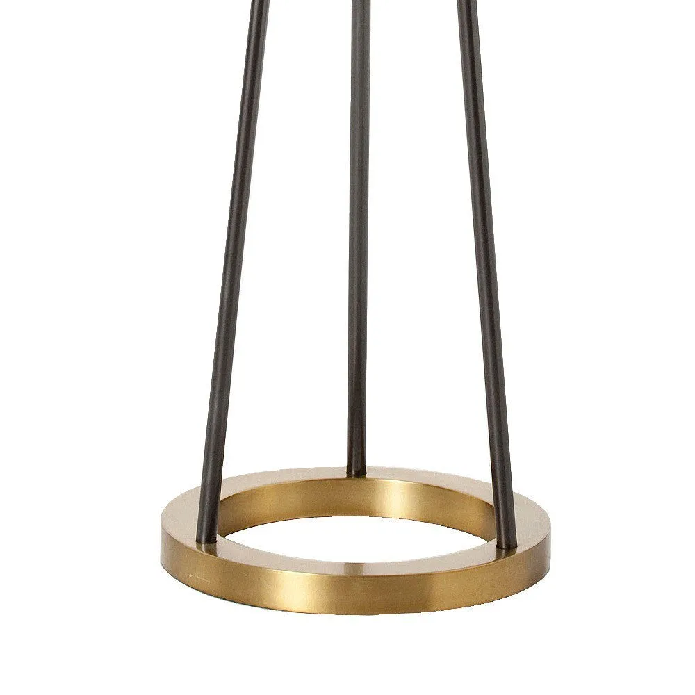 Ultra Luxurious Matte Black & Gold Floor Lamp