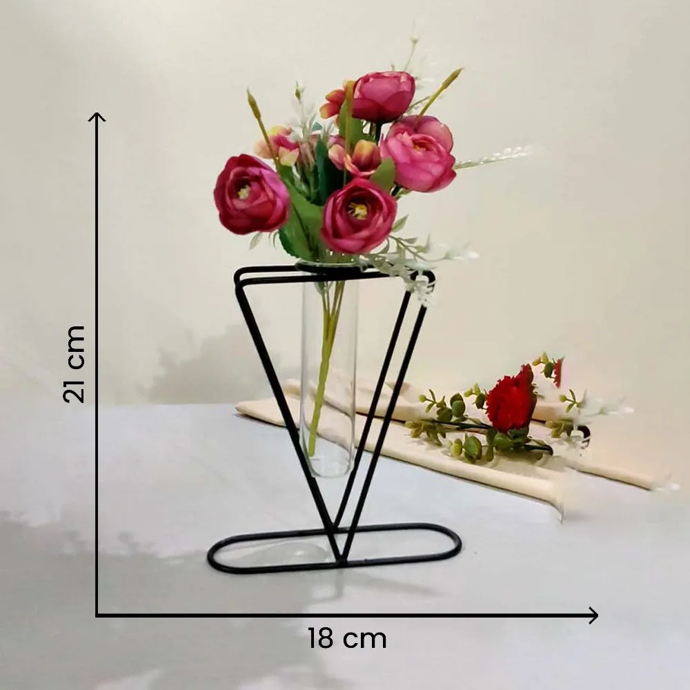 Ultra-Modern Antique Glass Tube Vase