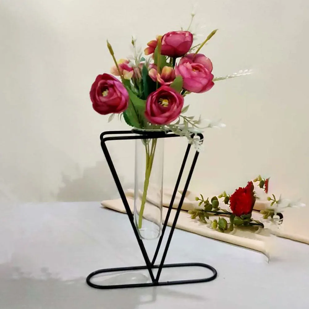 Ultra-Modern Antique Glass Tube Vase