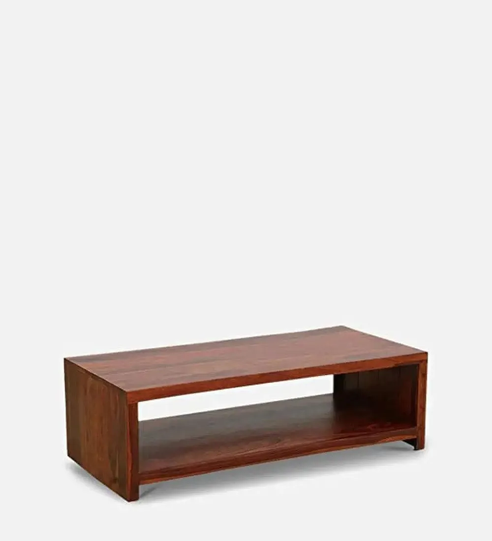 Ultra Modern Rectangular Shaped  Sheesham Wood Center Table