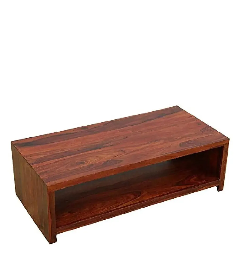 Ultra Modern Rectangular Shaped  Sheesham Wood Center Table