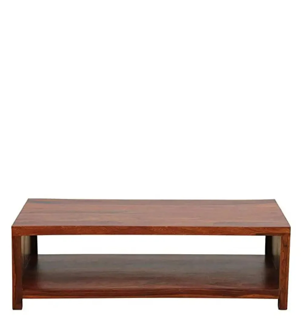 Ultra Modern Rectangular Shaped  Sheesham Wood Center Table