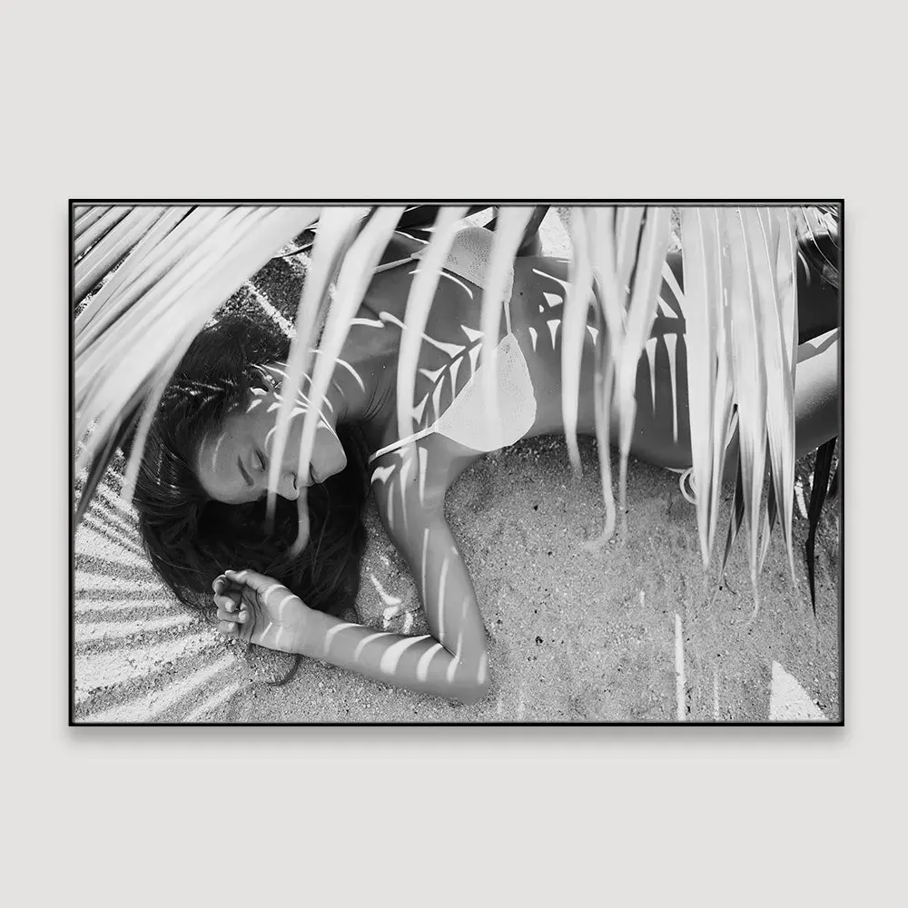 Under Shadow of a tree Framed Wall Art With Frame