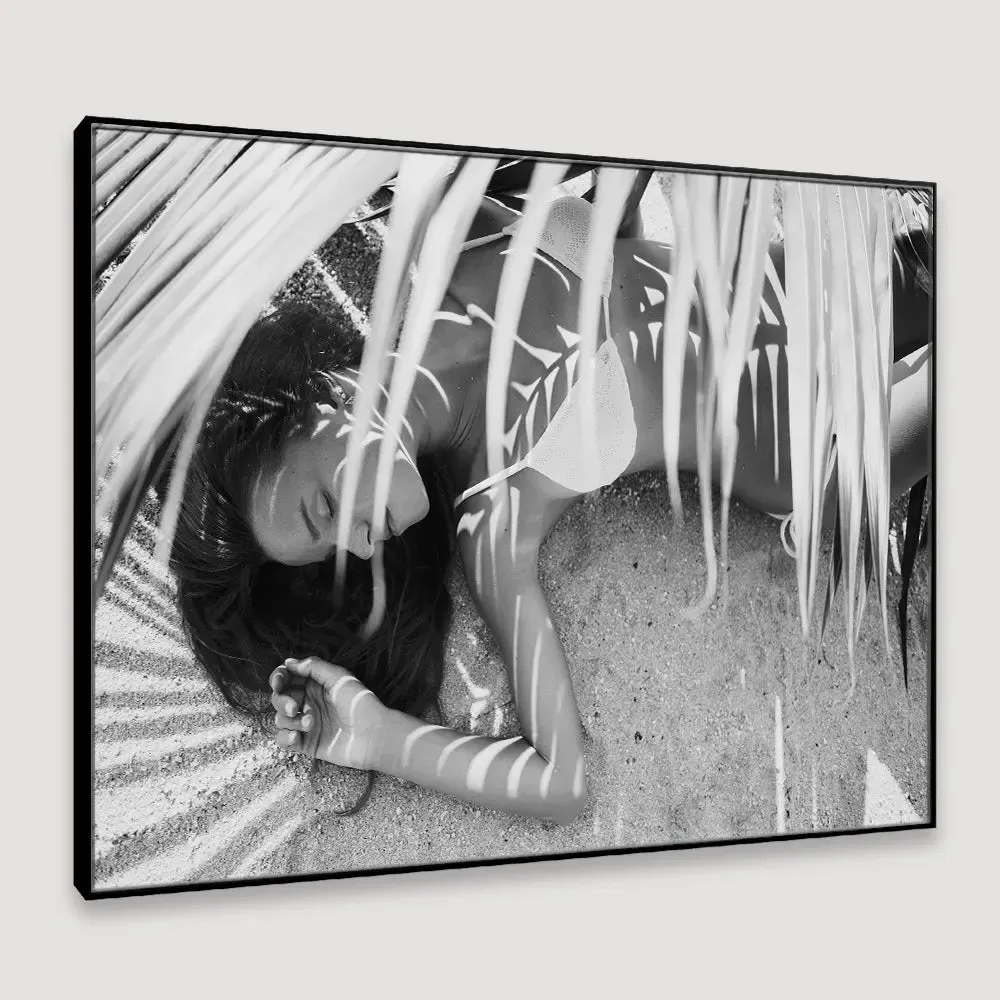 Under Shadow of a tree Framed Wall Art With Frame