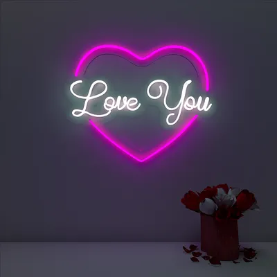 Unique Design Love You Neon Light (Available in Multiple Colors)