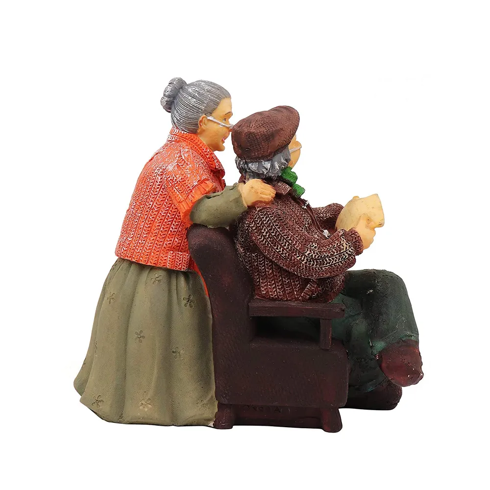 Unique Grandparents Polyresin Table Accent / Valentine's Day GIft