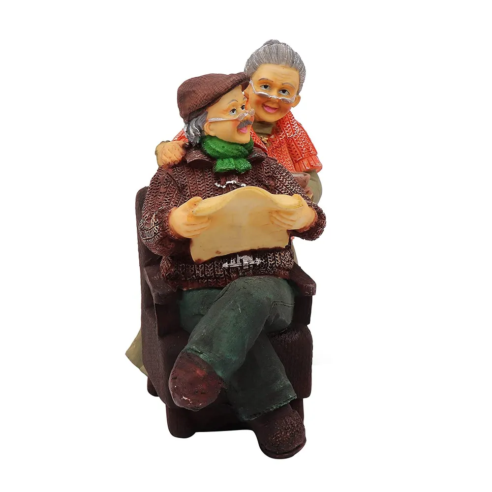 Unique Grandparents Polyresin Table Accent / Valentine's Day GIft