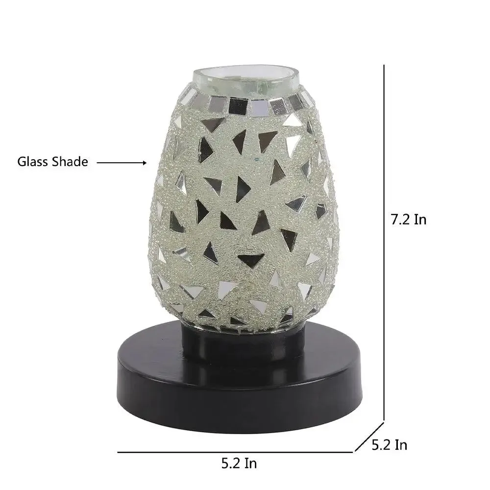 Unique Pattern Multicolor Mosaic Table Lamp