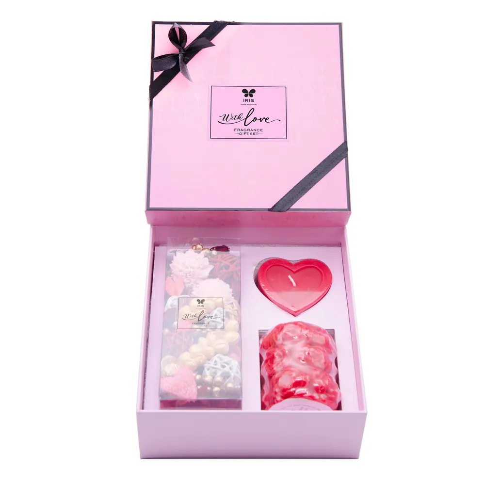 Unique Potpourri & Scented Candles Gift Set for Valentine's Day