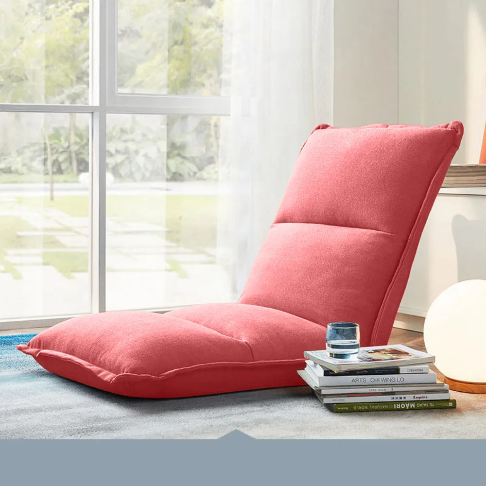 Unique Red Yoga Chair With Adjustable Back Rest