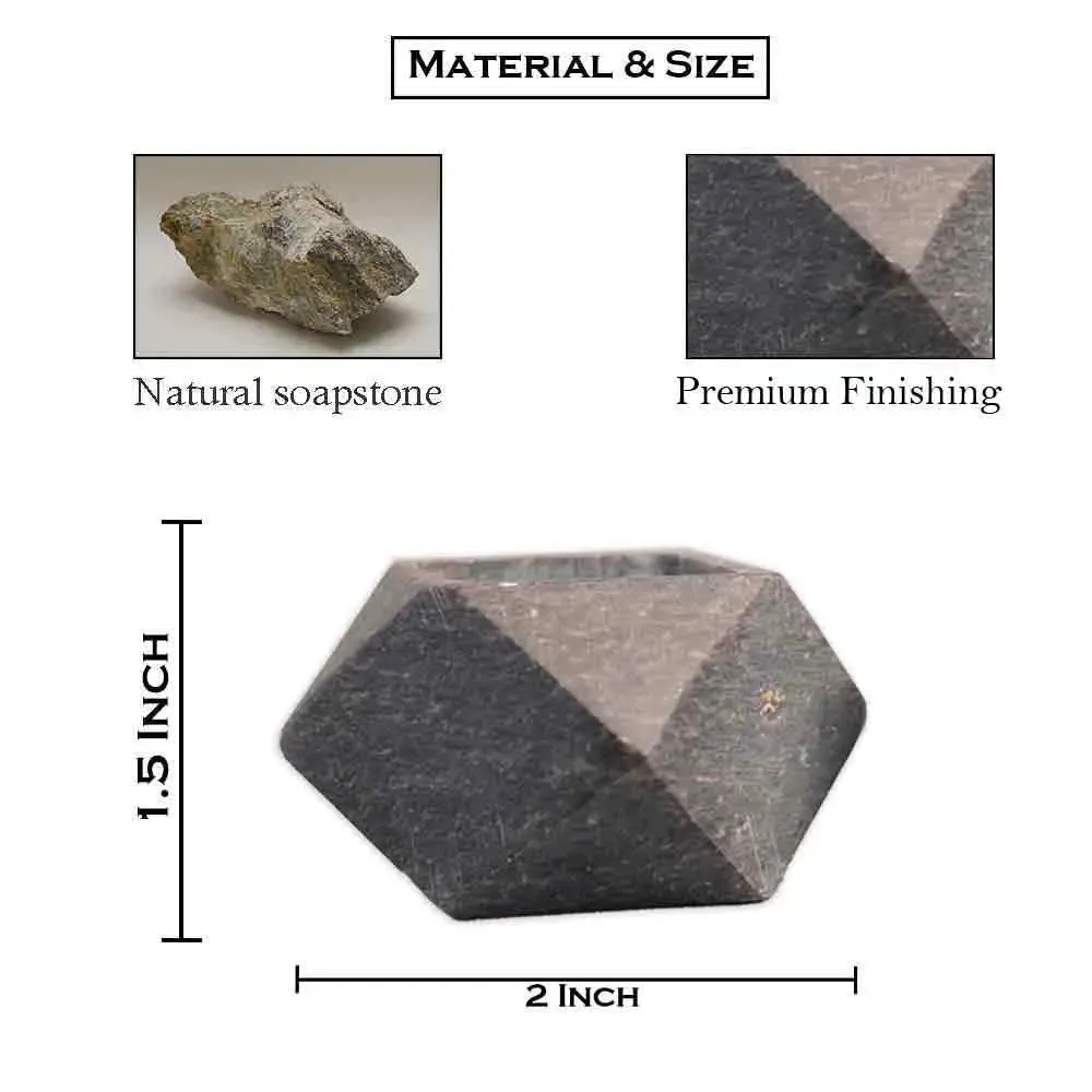 Unique-Shaped Marble Soapstone Incense Stick Holder