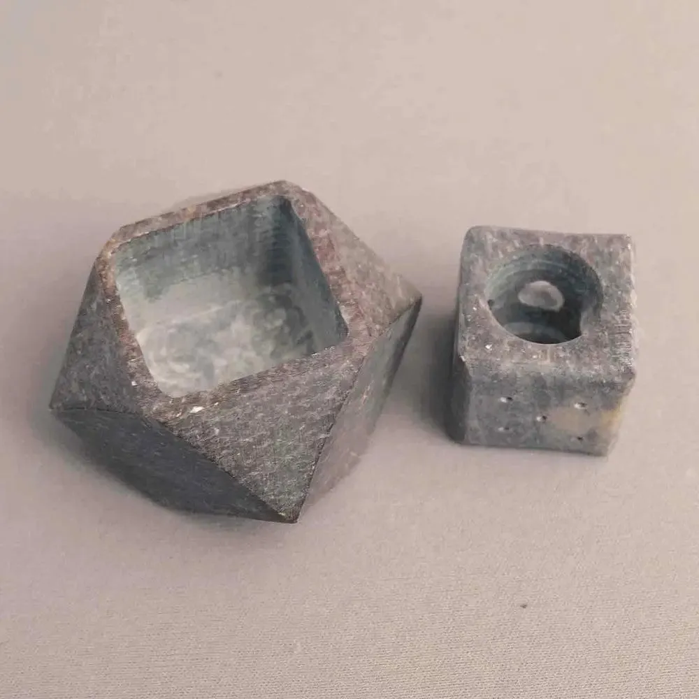 Unique-Shaped Marble Soapstone Incense Stick Holder