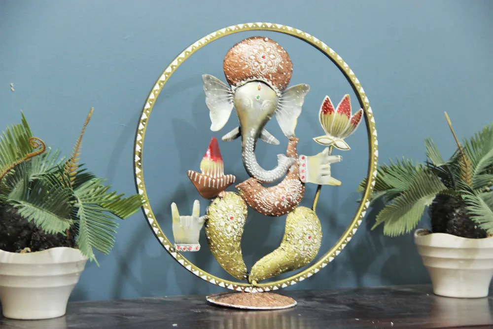 Unqiue Ganesha Inspired Table Accent Single Piece