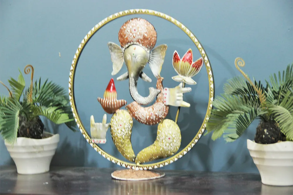 Unqiue Ganesha Inspired Table Accent Single Piece