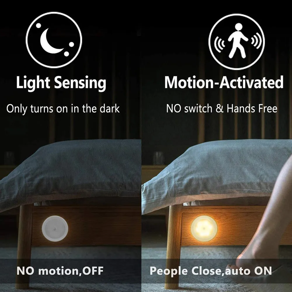 USB Rechargeable Sensor Night Wall Lamp