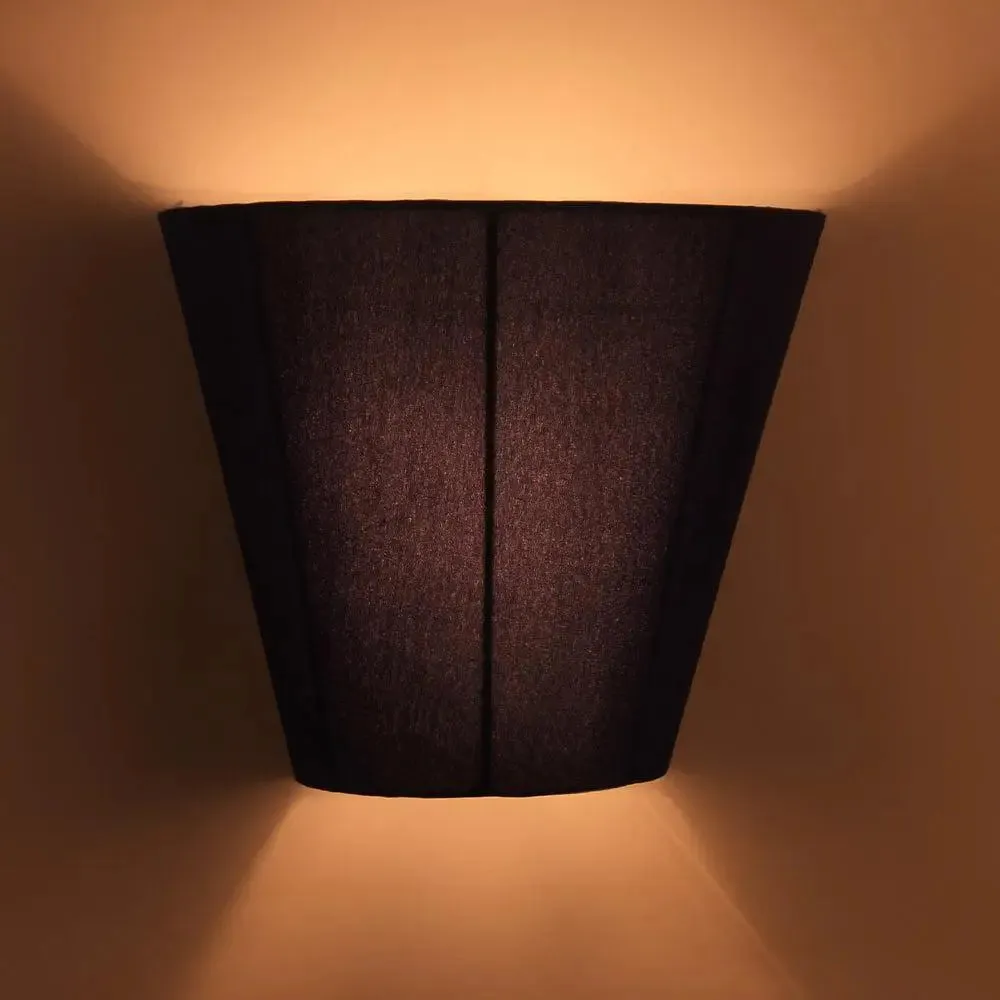 V Shape Blue Cotton Wall Light Fixture