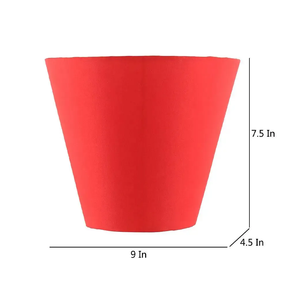 V Shape Red Cotton Wall Light Fixture