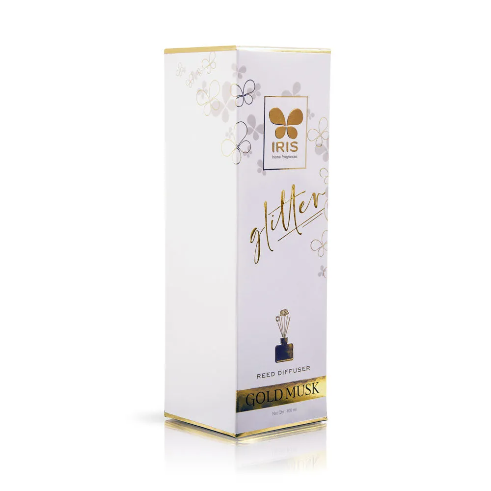 Valentine's Day Golden Musk Reed Diffuser Gift Set for Him/Her