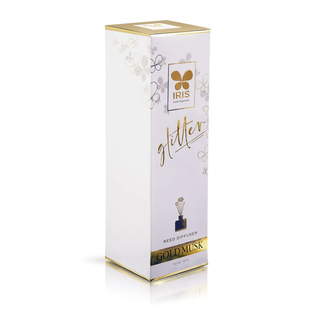 Valentine's Day Golden Musk Reed Diffuser Gift Set for Him/Her