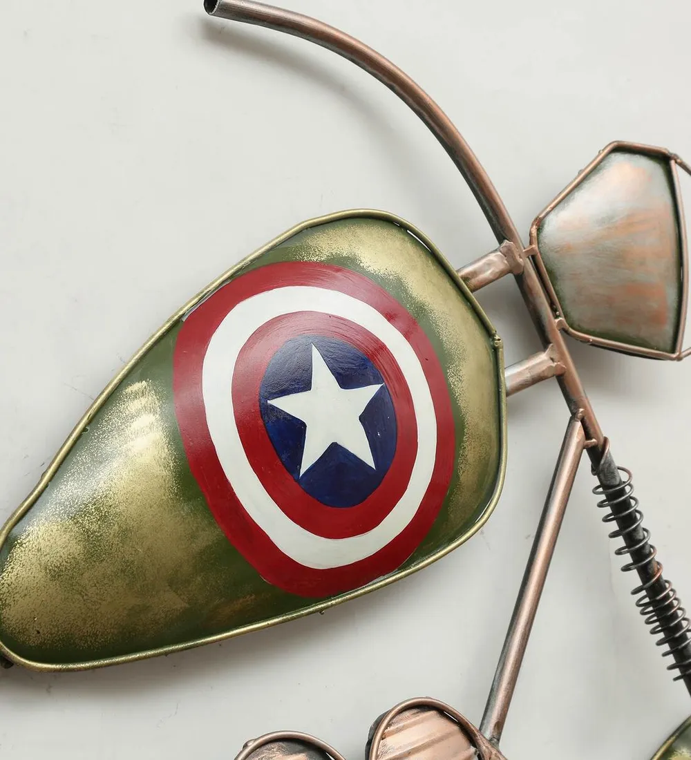 Valiant Captain America Bullet LED Metal Wall Decor