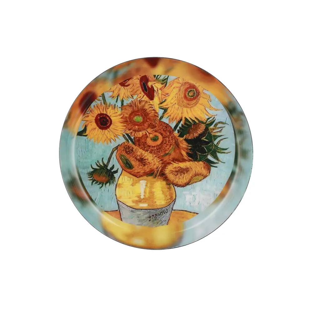 Van Gogh High-quality Metallic Wall Plate for Living Room-Small (8 Inches)
