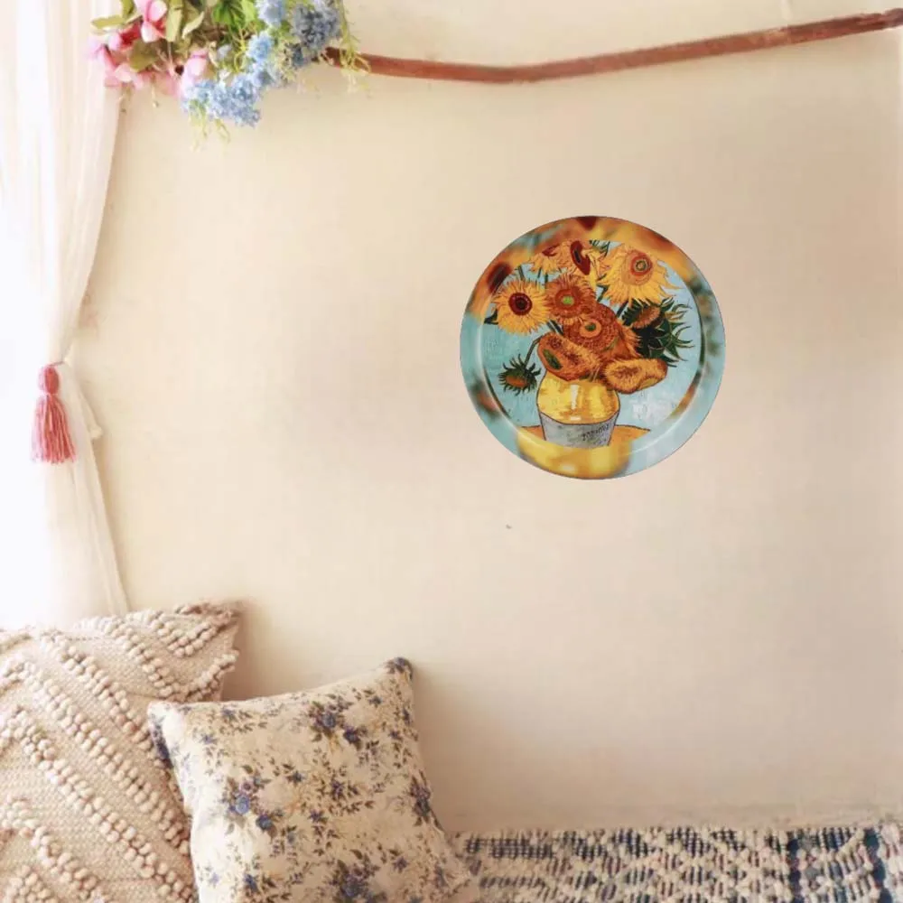 Van Gogh High-quality Metallic Wall Plate for Living Room-Small (8 Inches)