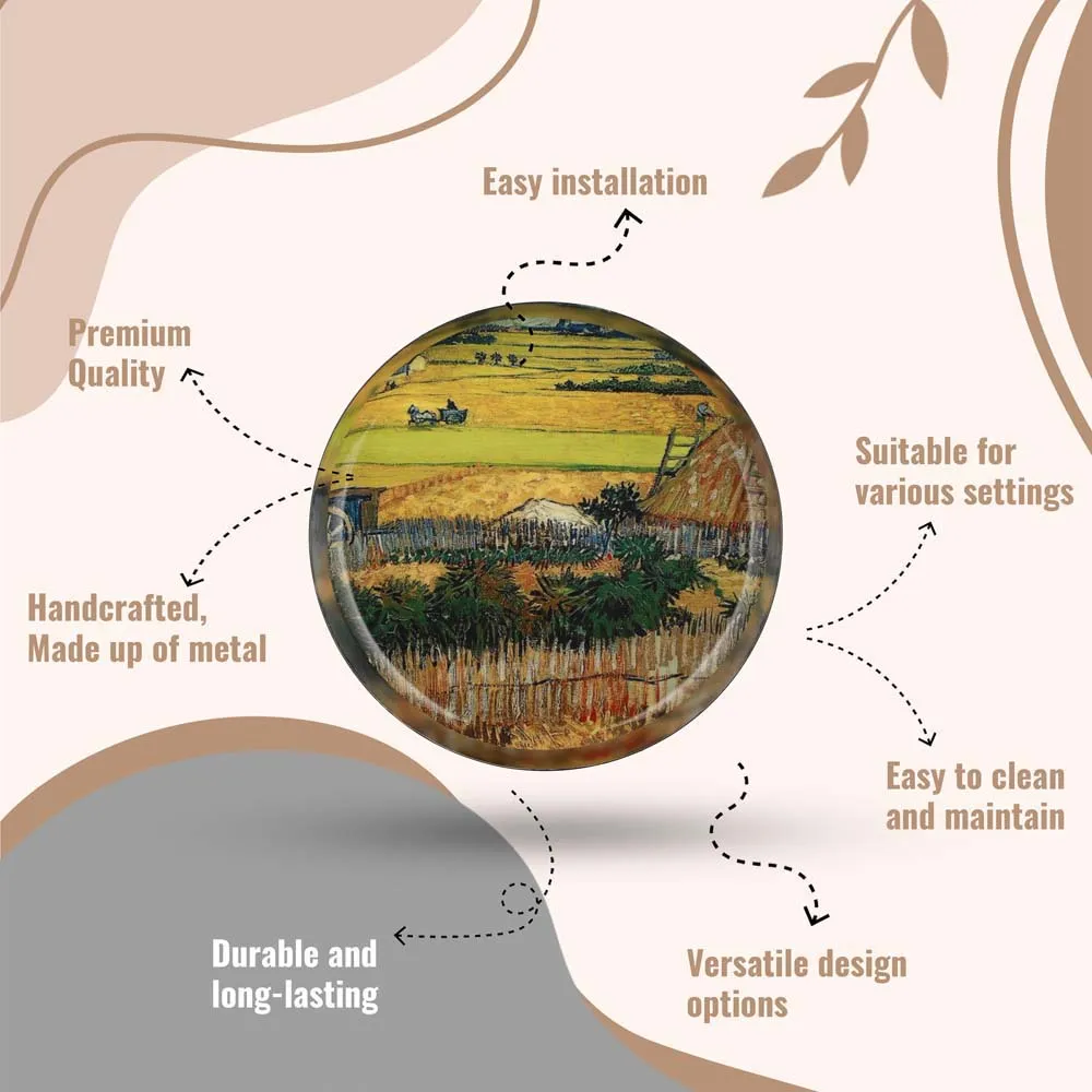 Van Gogh Painting Inspired Premium Metallic Wall Plate