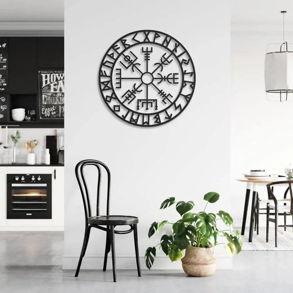 Vegvisir Metal Wall Art Set of 1