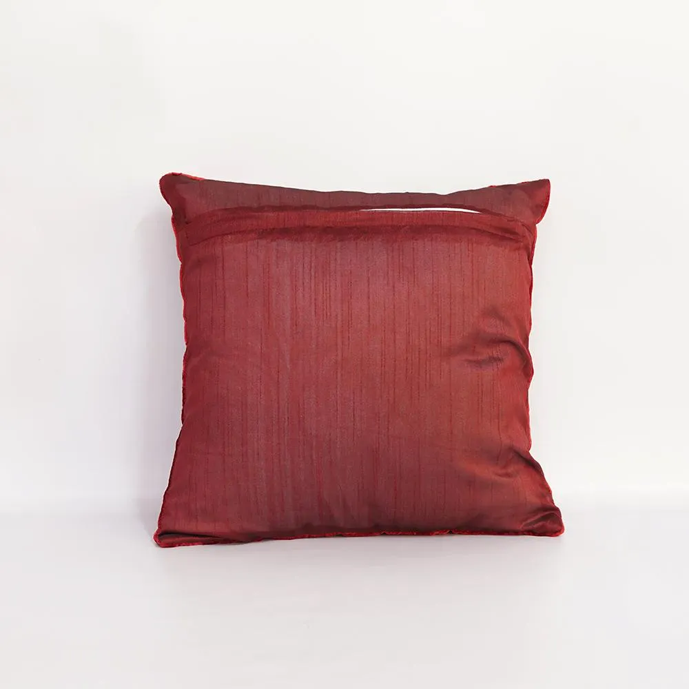 Velvet Tree Wine Cushion Cover Set of 5
