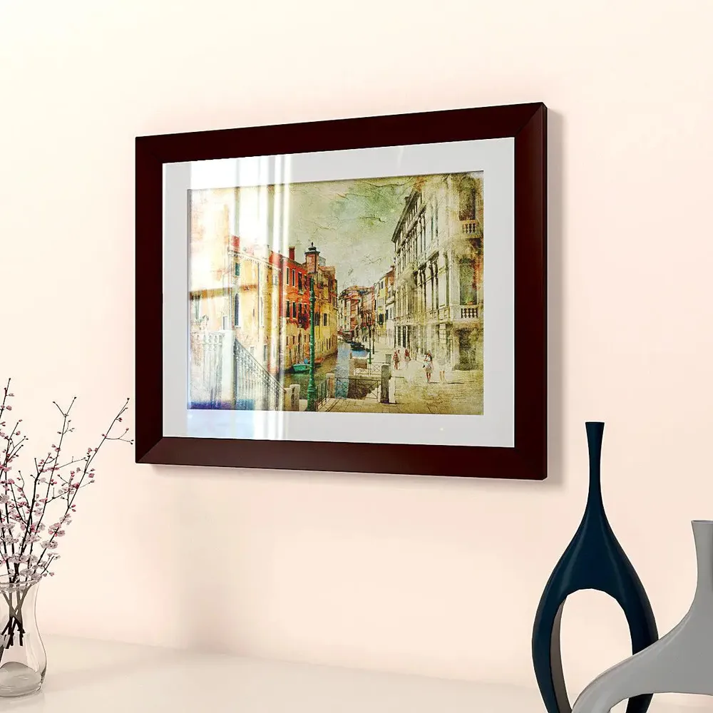 Venice City Scenery Framed Acrylic Painting Wall Hanging