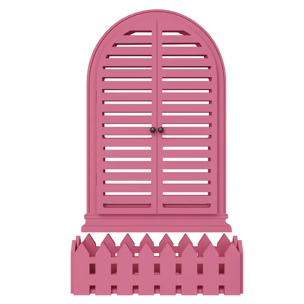 Venice Style Vintage Wooden Wall Decor / Window Frame Wall Decor White