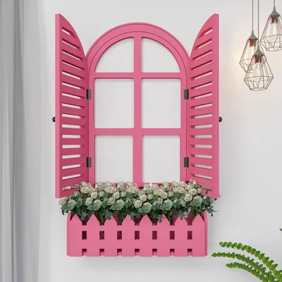 Venice Style Vintage Wooden Wall Decor / Window Frame Wall Decor