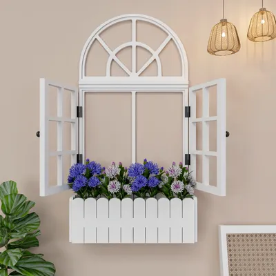 Venice Vintage Window Inspired Wooden Wall Decor / Window Frame Wall Decor