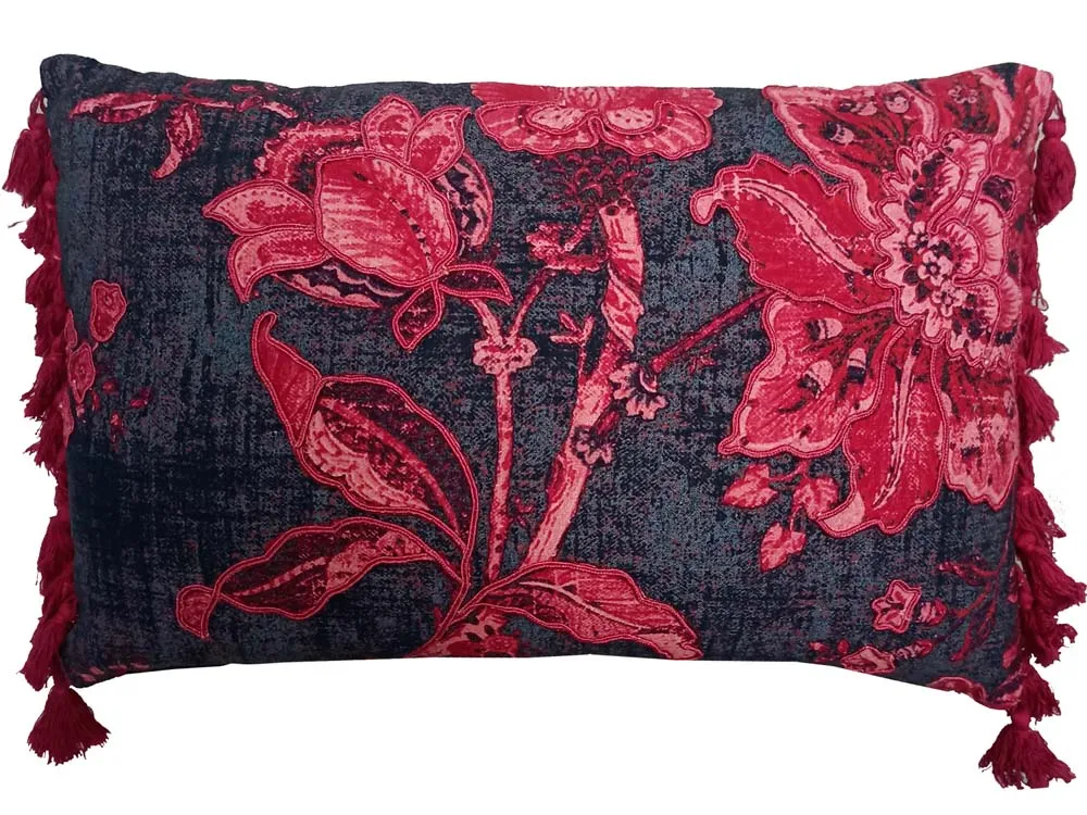Vibrant Floral Designer Multi Color Cushion Cover Set Of 3