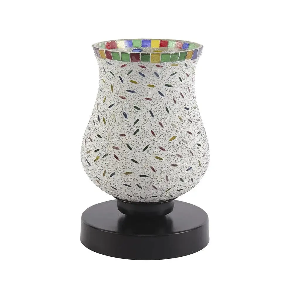 Vibrant Multicolor Mosaic Table Lamp