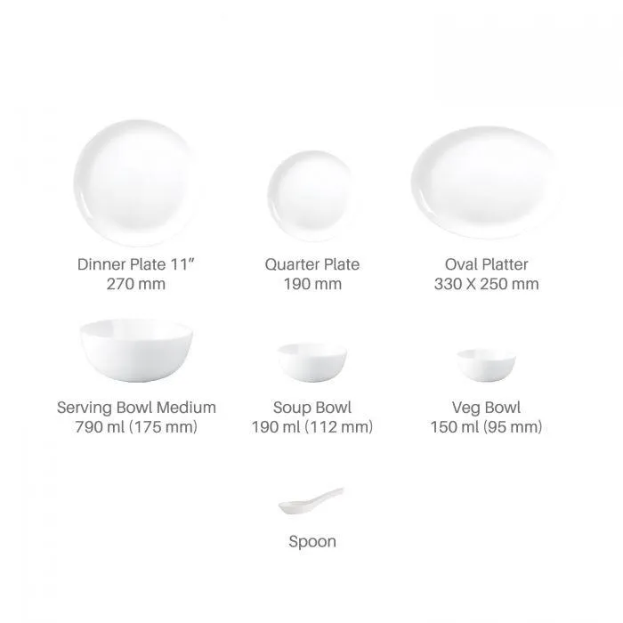 Victoria Profuse Dinner Set of 27 Pieces