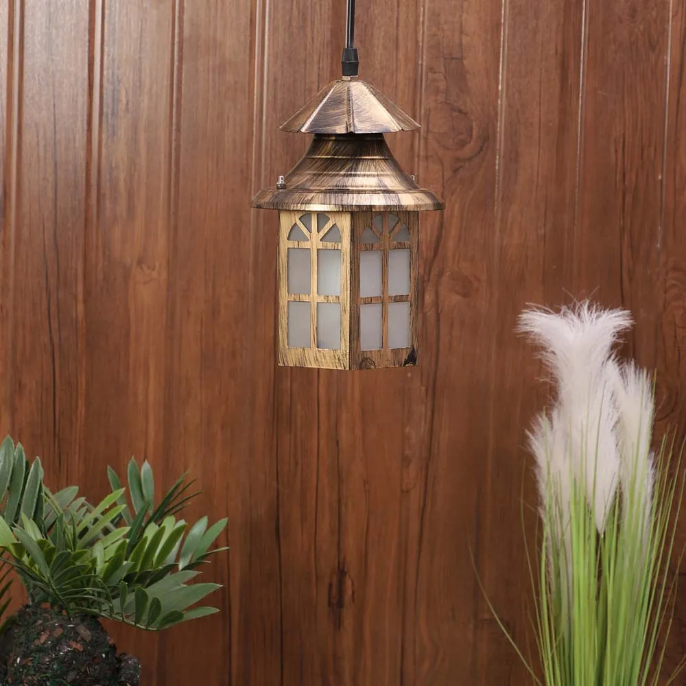 Victorian Motif Wooden Single Hanging Light Single Piece