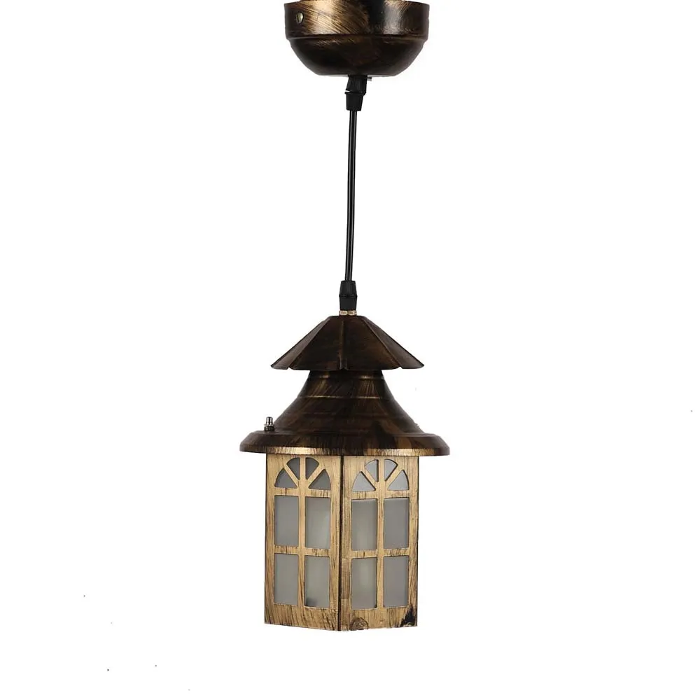 Victorian Motif Wooden Single Hanging Light Single Piece