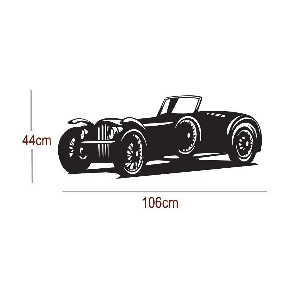 Vintage Car Self Adhesive Wall Sticker for Home Decor