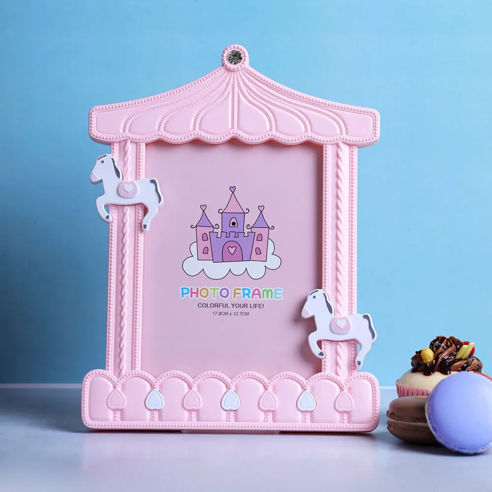 Vintage Feels Carousal Pink Photo Frame