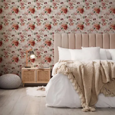 WallMantra Vintage Floral Tapestry Premium Quality Wallpaper